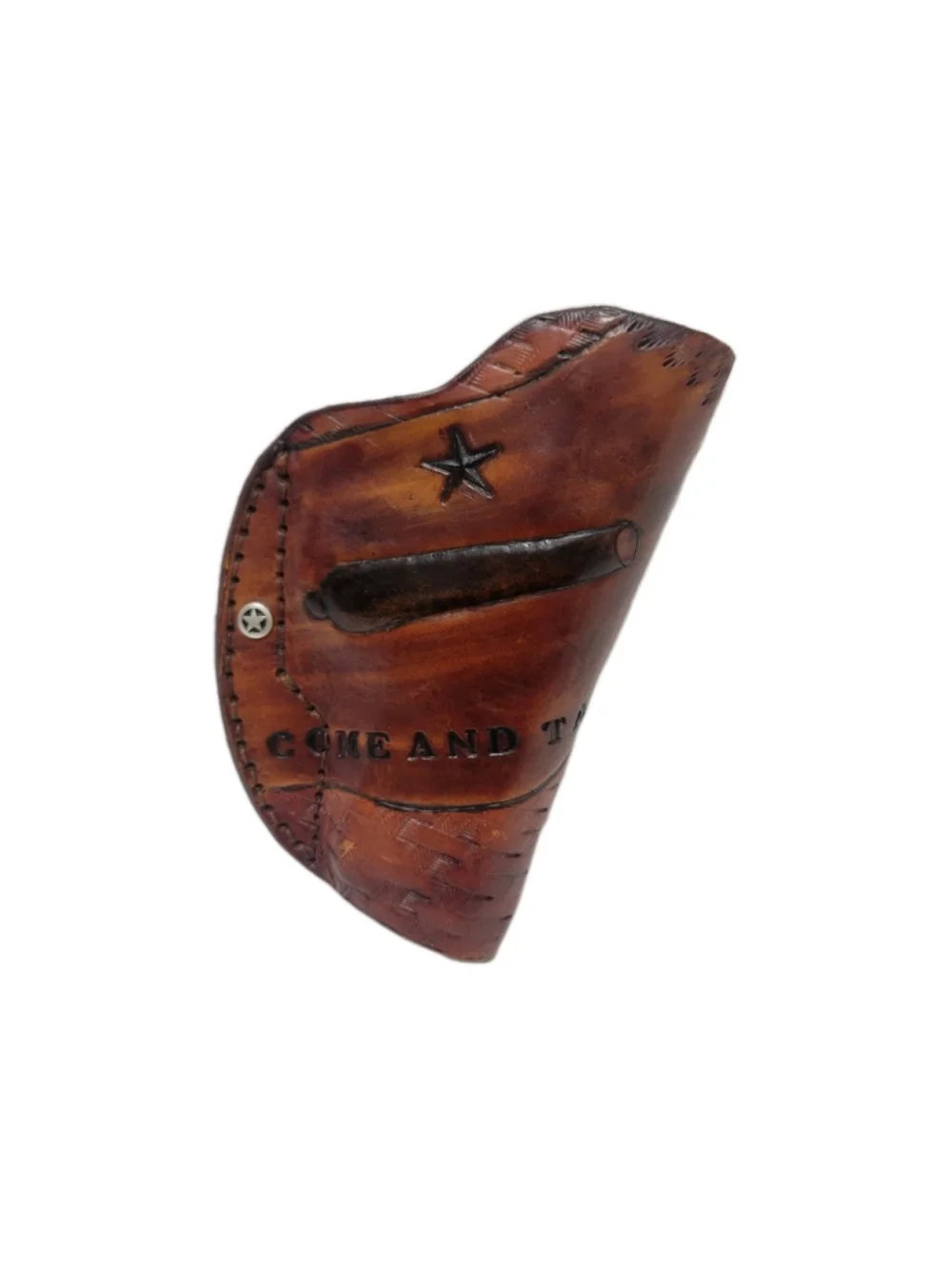 Custom Genuine Brown Leather Right Hand Holster 